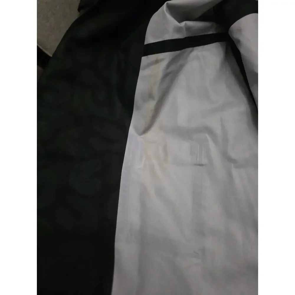 Lululemon LAB Leopard Print Overcoat Black Size Medium